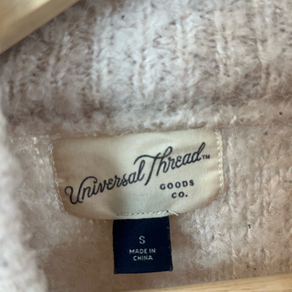 Universal Thread Soft Beige Turtleneck Sweater - image 3